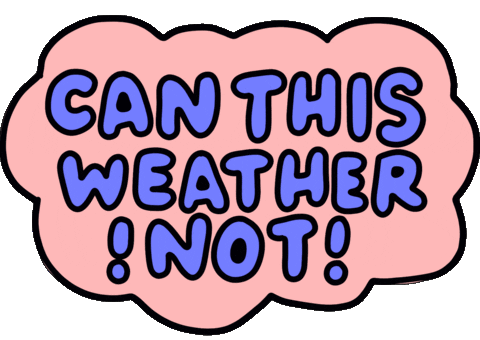 Weather Sticker by Poppy Deyes