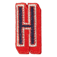 H Sticker by Sandroparis