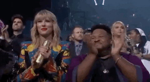 Taylor Swift Applause GIF by 2020 MTV Video Music Awards