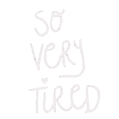 Tired Good Night Sticker by Tracey Hoyng