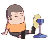 summer fan Sticker by Capsul Land