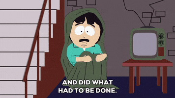 scared television GIF by South Park 