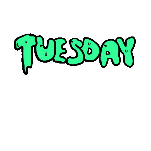 Tuesday Morning Sticker by deladeso