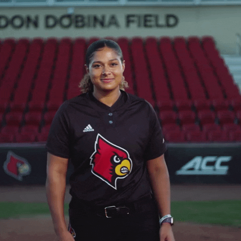 University Of Louisville Softball GIF by Louisville Cardinals