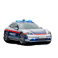 Porsche Sticker by Polizei Österreich