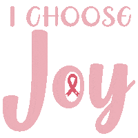 Breast Cancer Joy Sticker by Designs by Denae