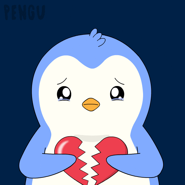 Sad Break Up GIF by Pudgy Penguins