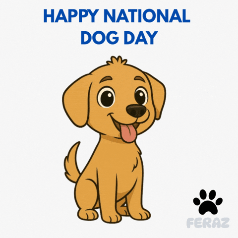 Happy National Dog Day GIF by Feraz NFT