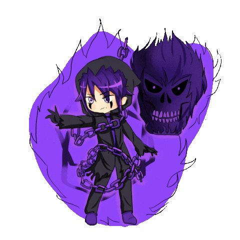 Lunime anime games life scary Sticker