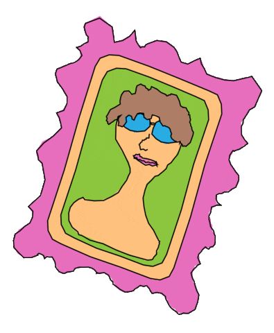 antiquesatmyhouse giphyupload retro painting portrait Sticker