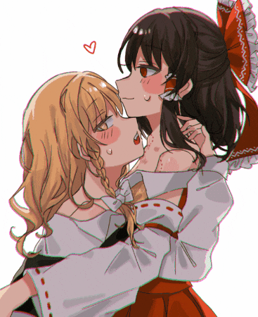 Touhou Project Hug GIF