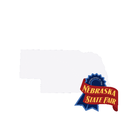 nestatefair fair ne nebraska huskers Sticker
