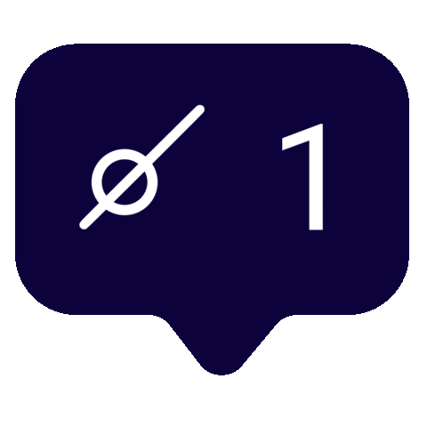 Instagram Counter Sticker by Collectif Cosme