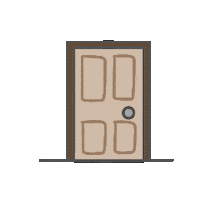 wobotandfriends hello robot door opening wobot Sticker