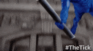 peter serafinowicz falling GIF by The Tick