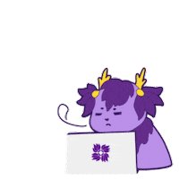 tired mascot Sticker by NYU Shanghai