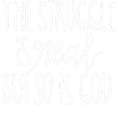 haenbe god struggle haenbe the struggle is real but so is god Sticker
