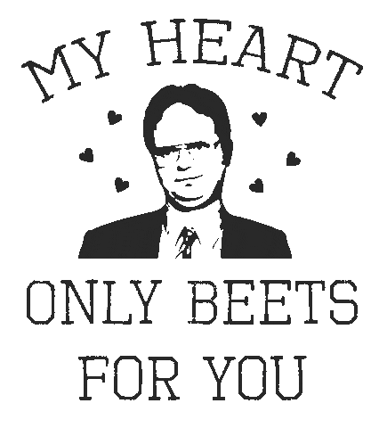 The Office Hearts Sticker by Aspen + Company