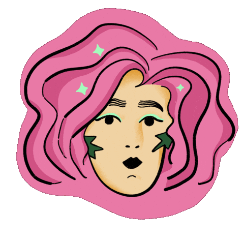 Fashion Pink Sticker by Keva Epale