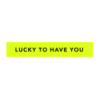 billionavenue typography gold bar lucky Sticker