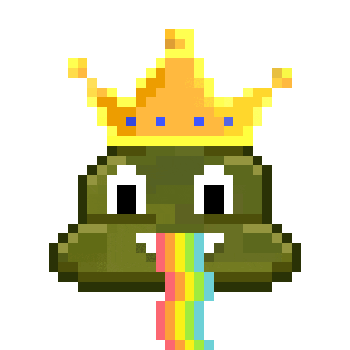 Art Shitting Sticker by Poopies.io