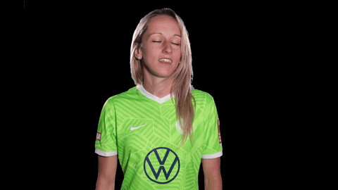 Kathrin Hendrich Reaction GIF by VfL Wolfsburg