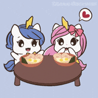 Dinner Ramen GIF by Brave Unicorn
