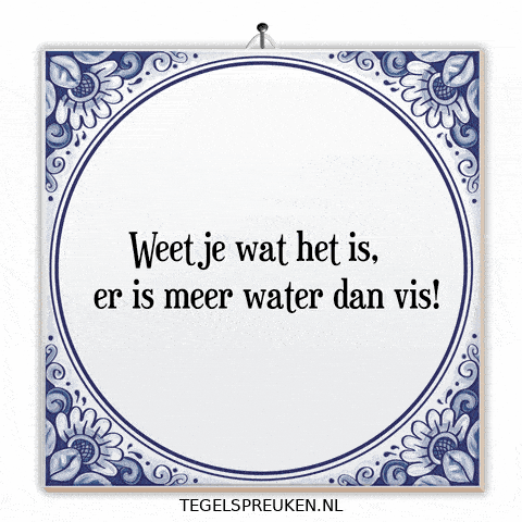 Water Spreuk GIF by Tegelspreuken.nl