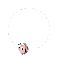 fly circling Sticker