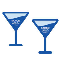 Celebrate New Years Sticker by Tahoe Blue Vodka