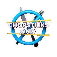 Chinese Knife Sticker by Celestial Peach