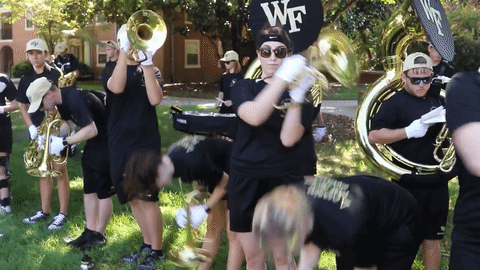 happy marching band GIF