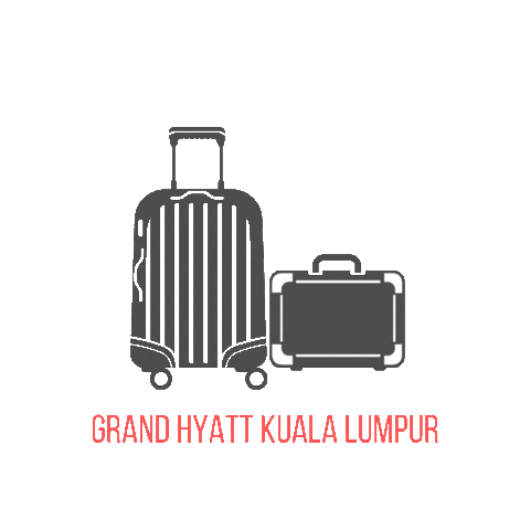 GrandHyattKualaLumpur vacation luggage checkin kualalumpur Sticker