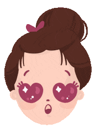 In Love Girl Sticker