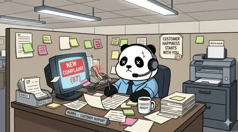 Tired Work From Home GIF by Kanpai Pandas