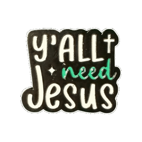 pinnedpins jesus christian need pin Sticker