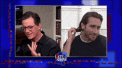 Jake Gyllenhaal Hair GIF by The Late Show With Stephen Colbert
