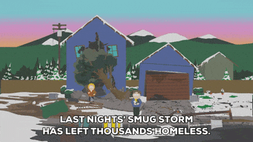 storm sadness GIF by South Park 