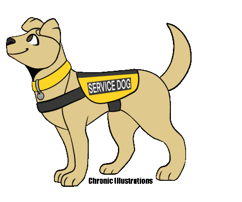 Dog Service Sticker