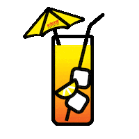 antennekaernten summer cocktail sommer kärnten Sticker