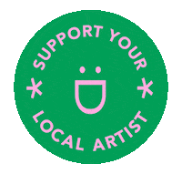celcampbell art artist support designer Sticker