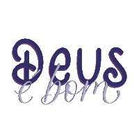 emillychristine lettering deus bom emillychristine Sticker