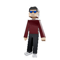 3D Sunglasses Sticker by Simone Arena