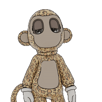 Monkey Sticker