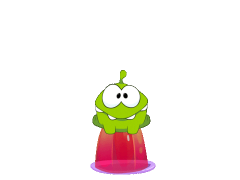 Happy Jump Sticker by Om Nom