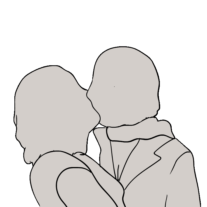 sanchalopes giphyupload art kiss giphystrobetesting Sticker