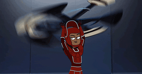 SubRoute giphyupload fight star trek lower decks GIF
