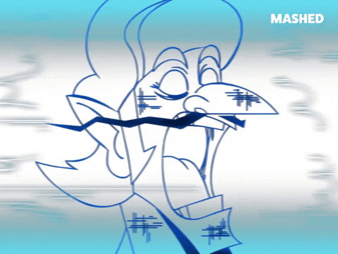 Scared Animation GIF by Mashed