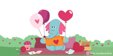 Early Childhood Education Love GIF by Khan Academy Kids