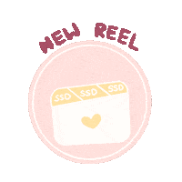 Film Pink Sticker by shopsassydream